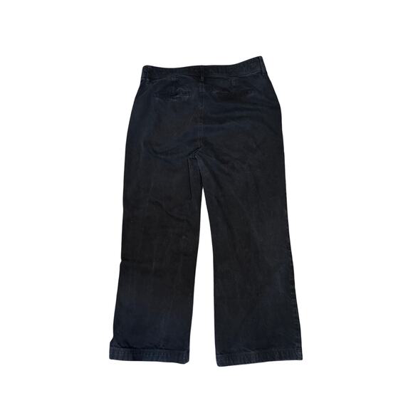 Sézane Black Wide-Leg Black Jeans Size FR 46 (US 12–14) Minimalist Chic - Picture 3 of 7